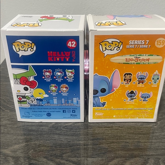 Funko Pop! Hello Kitty and Stitch Vinyl Figures - Picture 2 of 3